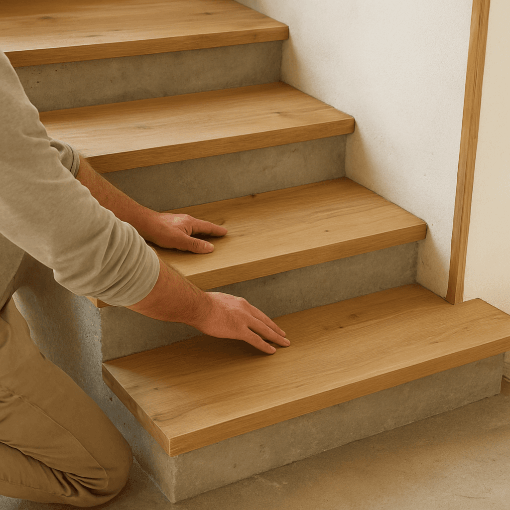 Habiller un escalier béton avec du bois : guide pro