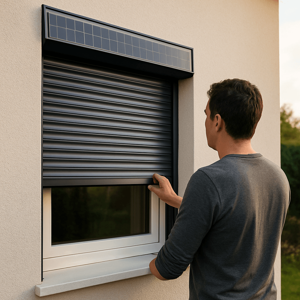Prix volets roulants solaires : coût, pose et rentabilité