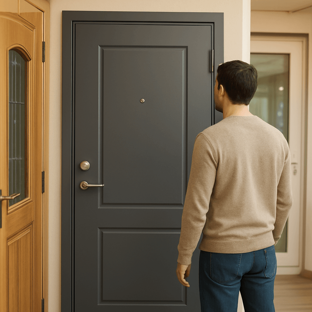 Porte d'entrée blindée ou renforcée : comment choisir
