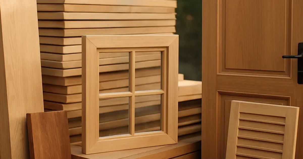 Menuiserie bois extérieure : essences durables à choisir