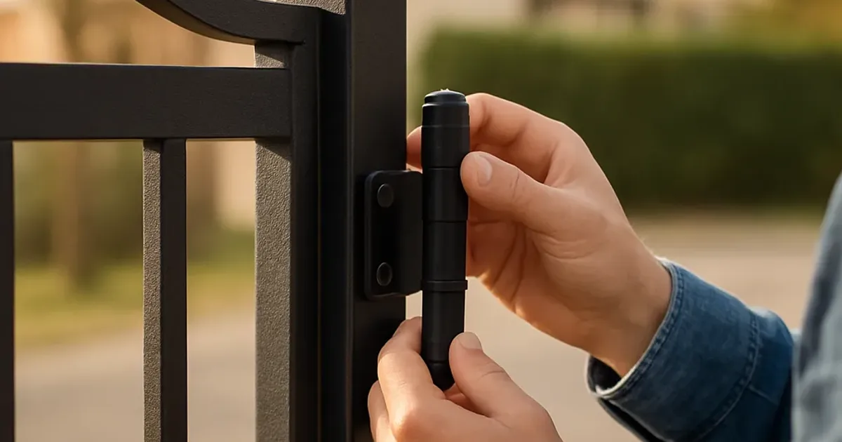 Gonds de portail battant : bien choisir selon le poids