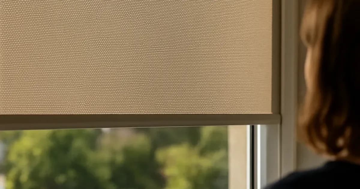 Toile de store micro-perforée : confort, UV, vent