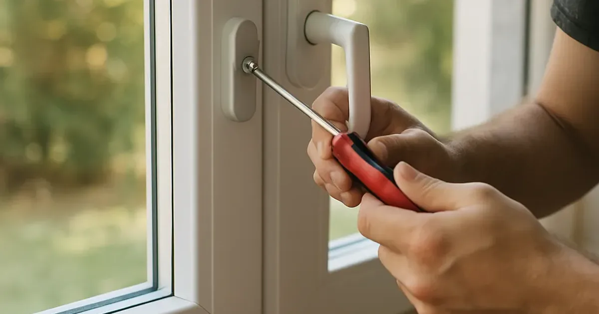 Crémone de fenêtre qui accroche : réglages et dépannage