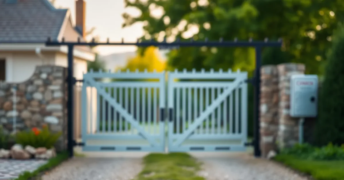 Motorisation de portail : crémaillère ou enterrée ?