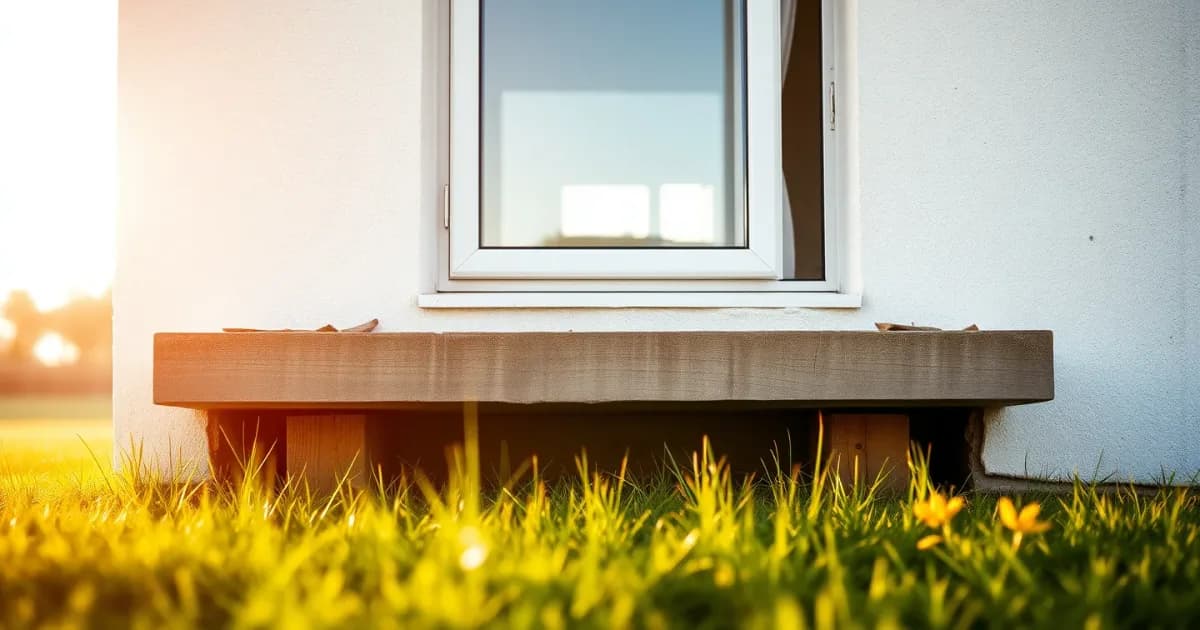 Reprise d'appui sous fenêtre : pente, rejingot, étanchéité