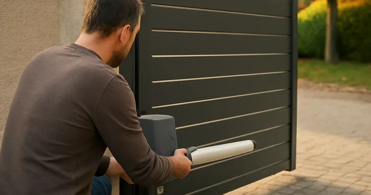 Motorisation de portail